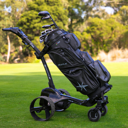 MGI Zip Navigator AT All-Terrain Remote Electric Golf Cart on the golf course