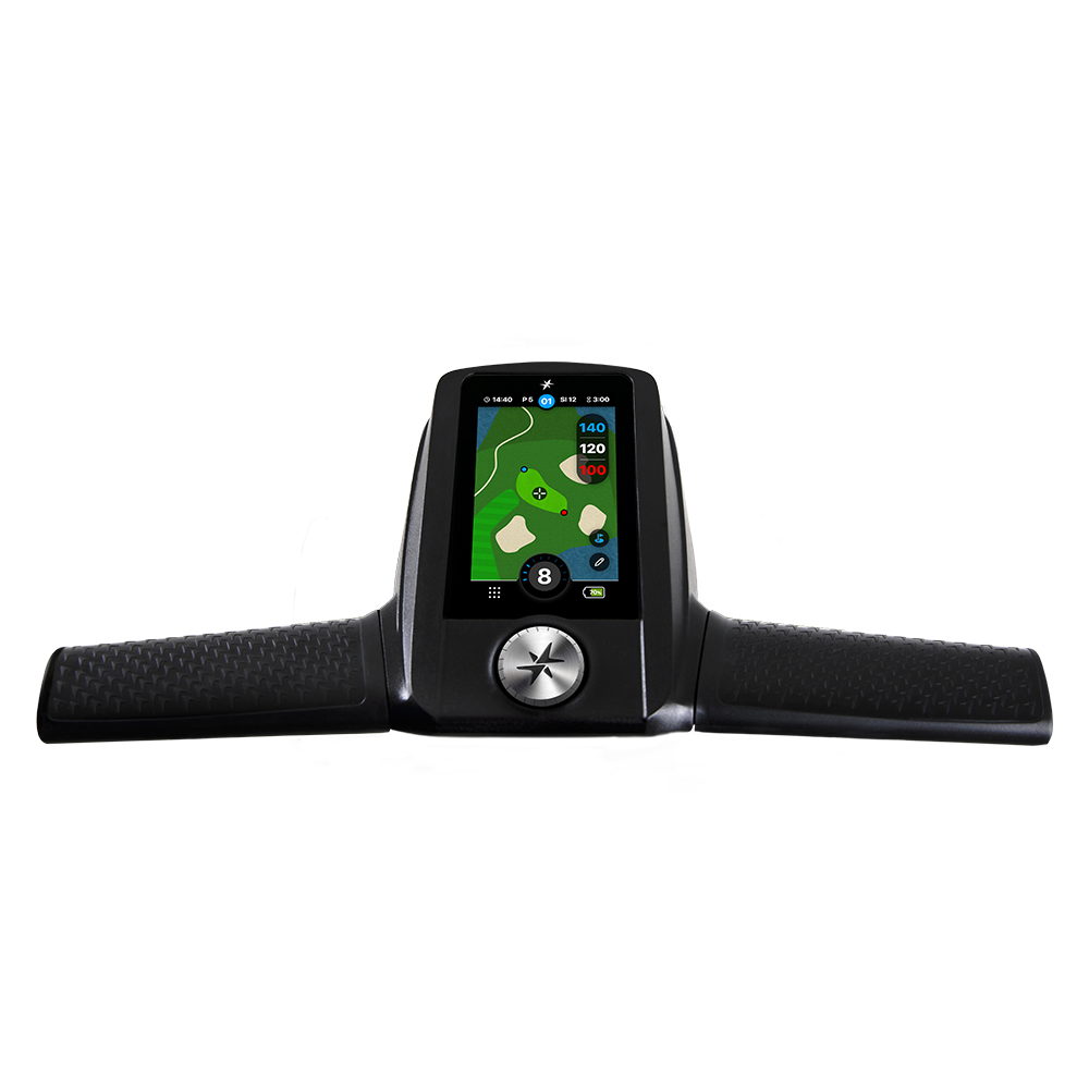 MGI Ai Navigator GPS+ Remote Electric Golf Cart handle detail