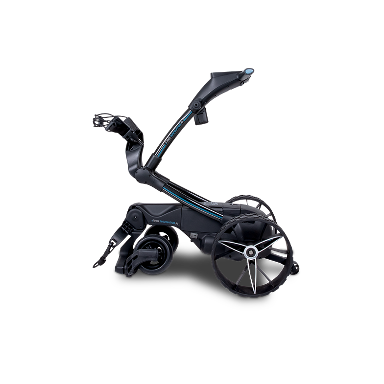 MGI Ai Navigator GPS+ Remote Electric Golf Cart folded