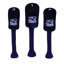 New England Patriots Set of Three Barrel Headcovers