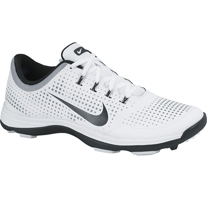 Nike Lunar Cypress Golf Shoes - Wide White/Grey/Black