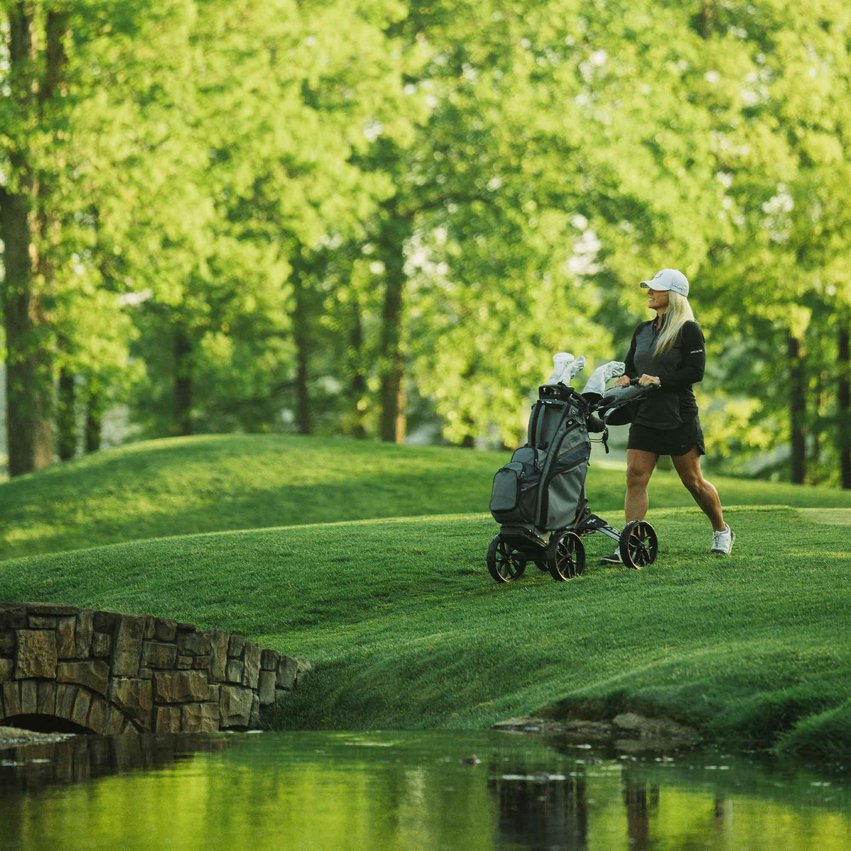 Bag Boy Quad Pro 4-Wheel Golf Push Cart - image 13