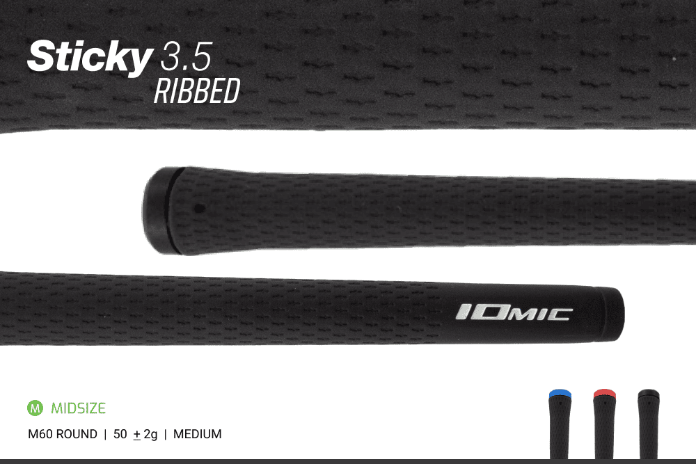 Iomic Sticky 3.5 Ribbed Golf Grip - view 1