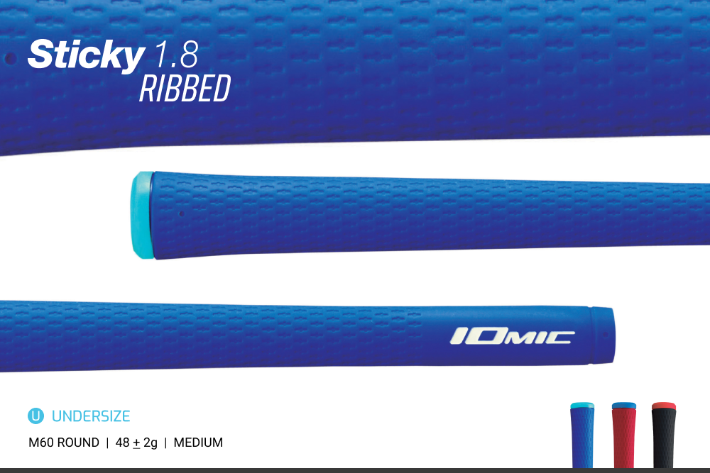 Iomic Sticky 1.8 Ribbed Golf Grip - view 1