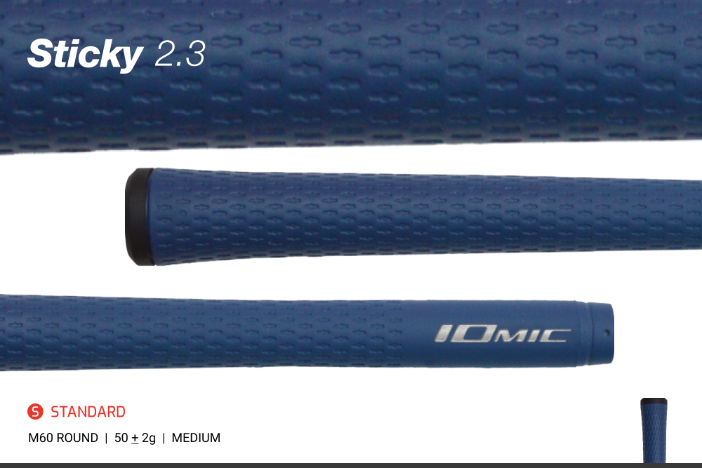 Iomic Sticky 2.3 Navy Limited SILVER Edition Golf Grip - view 1