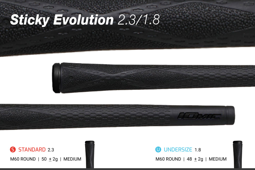 Iomic Sticky Evolution BLACKOUT 1.8 / 2.3 Golf Grip - view 1