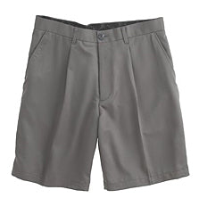 Ashworth Pleated Blend Solid Shorts