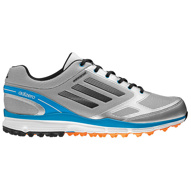 2014 Adidas AdiZero Sport II Golf Shoes - Men's Silver/Carbon/Blue