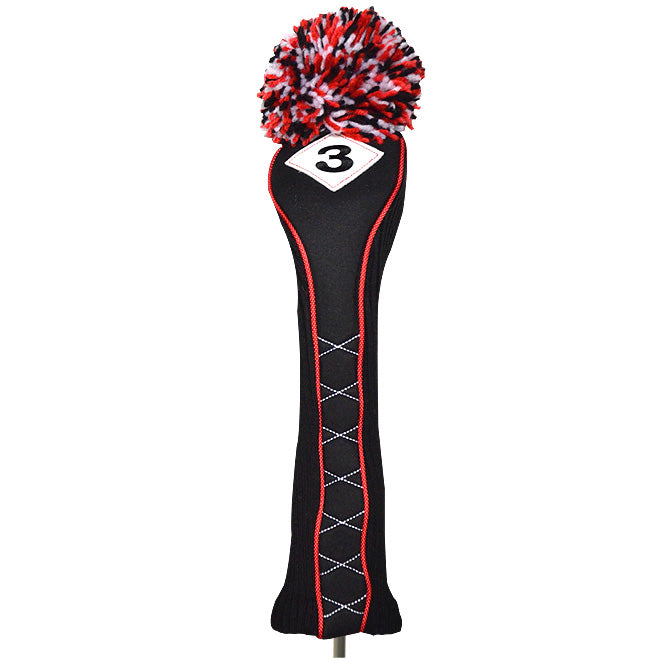 Back 9 Tour Revolution Headcover - Black/Red #3