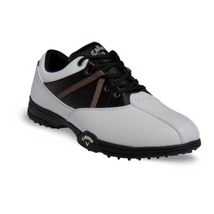 2014 Callaway Chev Comfort Golf Shoes - Mens Wide White/Black