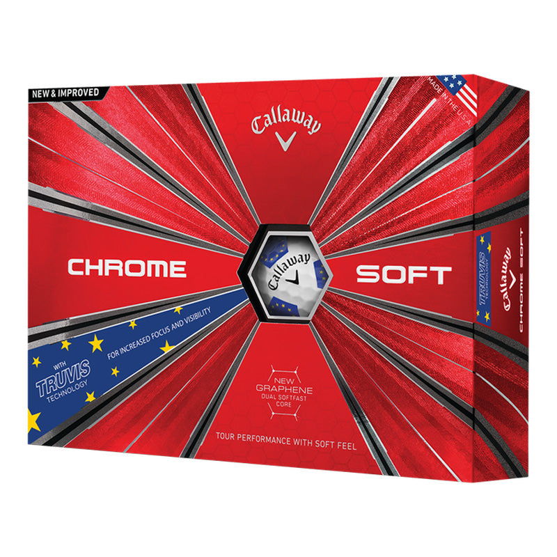 Callaway Chrome Soft Golf Balls (1 Dozen) - TRUVIS - European