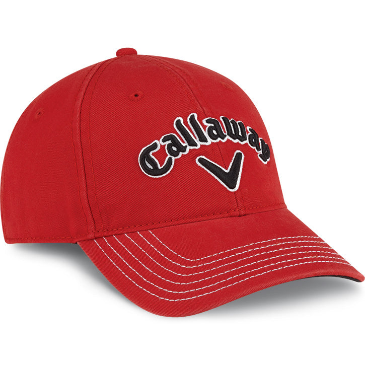 Callaway Heritage Twill Golf Cap - Red