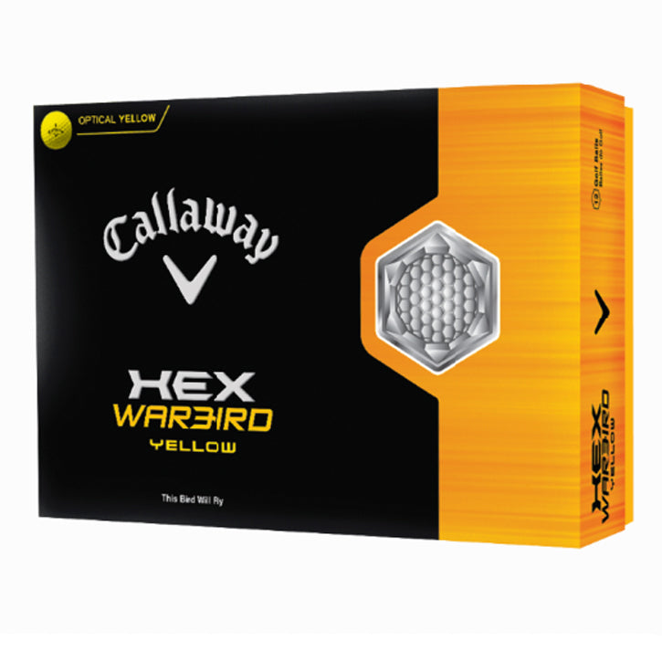 Callaway Hex Warbird Golf Balls (1 Dozen) - Yellow