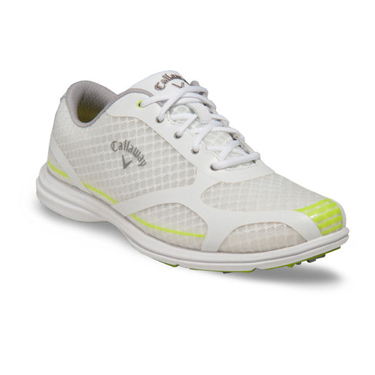 2014 Callaway Solaire Golf Shoes - Womens White/Lime