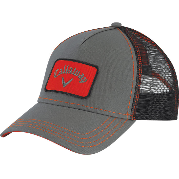 Callaway Trucker Cap - Charcoal/Red
