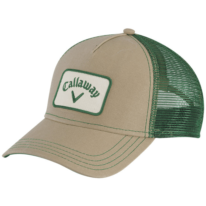 Callaway Trucker Cap - Khaki/Green