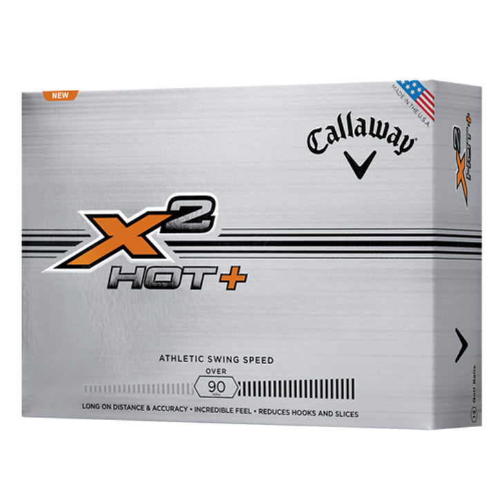 Callaway X2 Hot + Golf Balls (1 Dozen) - White