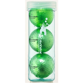 Chromax Metallic Golf Ball 3 Pack - Green