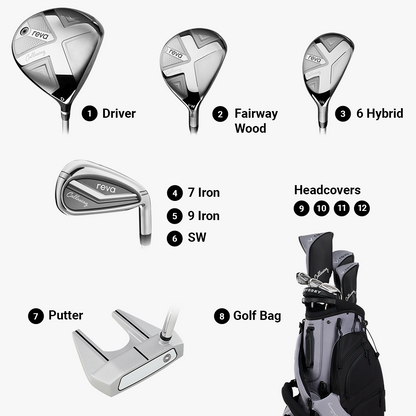 Callaway REVA 8-Piece Women's Complete Golf Set - Stand Bag