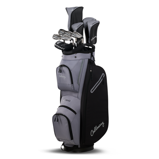 Callaway REVA 11-Piece Women's Long Length Complete Golf Set - Cart Bag