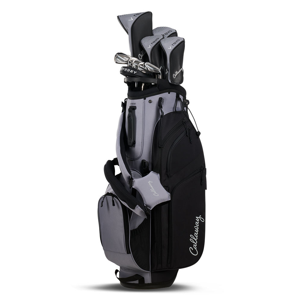 Callaway REVA 11-Piece Women's Short Length Complete Golf Set - Stand Bag