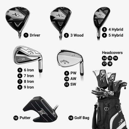 Callaway XR 13-Piece Men's Complete Golf Set