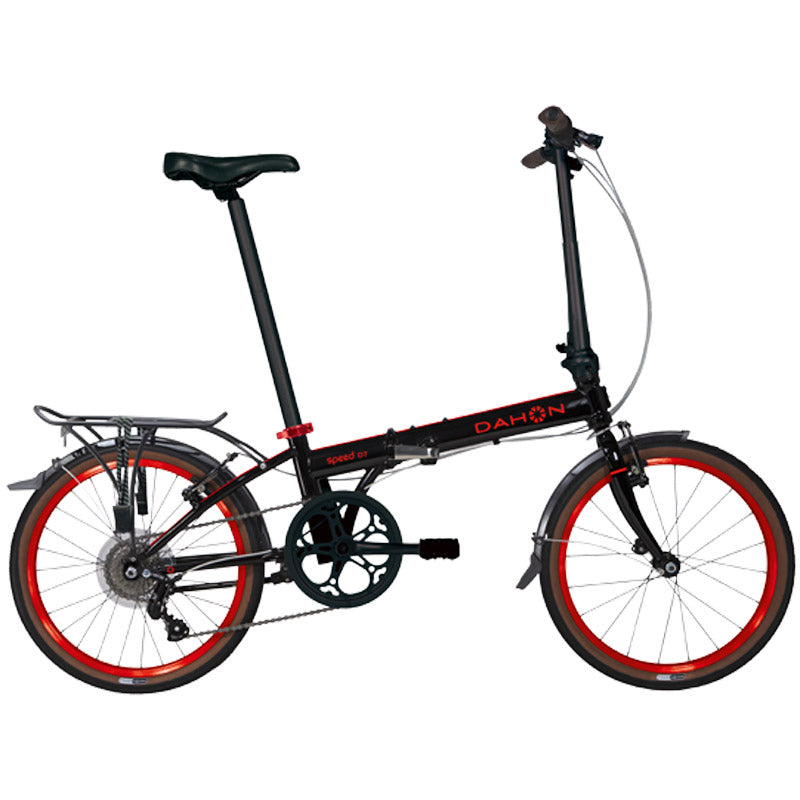 Dahon Speed D7 Street Folding Bicycle - Black/Red