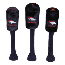 Denver Broncos Set of 3 Headcovers