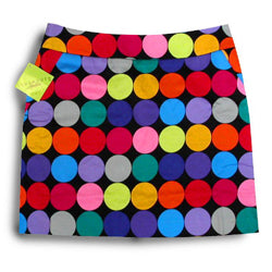Loudmouth Golf Skort - Disco Balls Black