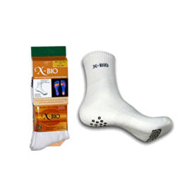 Dynamics X-Bio Socks - Mens Long White