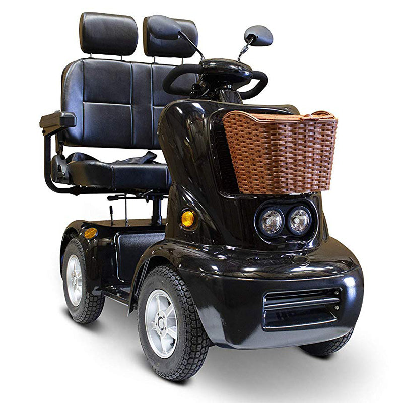 eWheels EW-88 Electric Four Wheel Dual Seat Mobility Scooter - Black