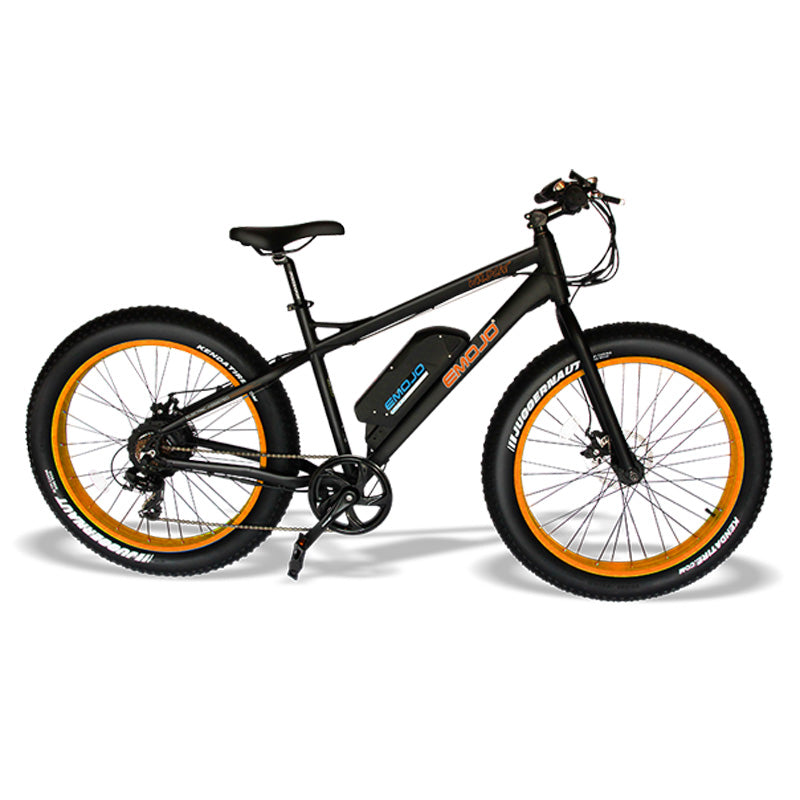 Emojo Wildcat Electric Mountain Bike - Black/Orange