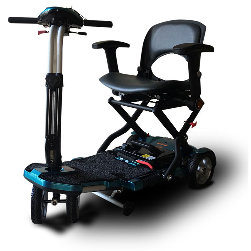 EV Rider Tranport Plus Folding Mobility Scooter - Blue
