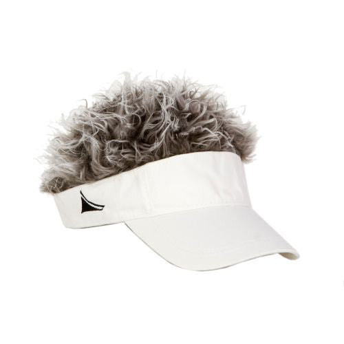 Flair Hair Visor - White/Grey