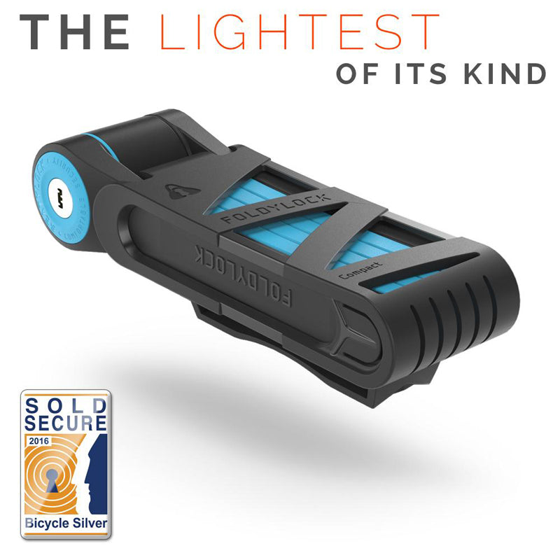 Foldylock Compact Folding Bike Lock - Blue