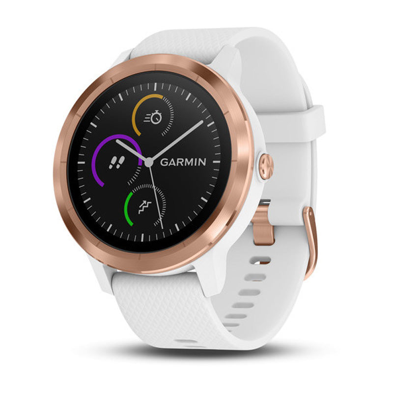 Garmin Vivoactive 3 GPS Smartwatch - White/Rose Gold