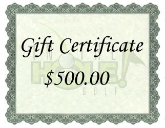 $500 Gift Certificate