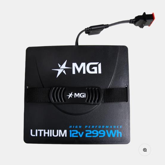 MGI Quad 12V 299Wh Lithium Battery & Charger