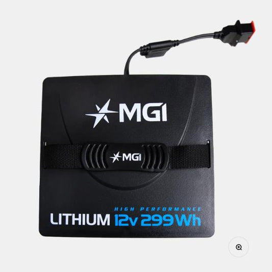 MGI Quad 12V 299Wh Lithium Battery & Charger