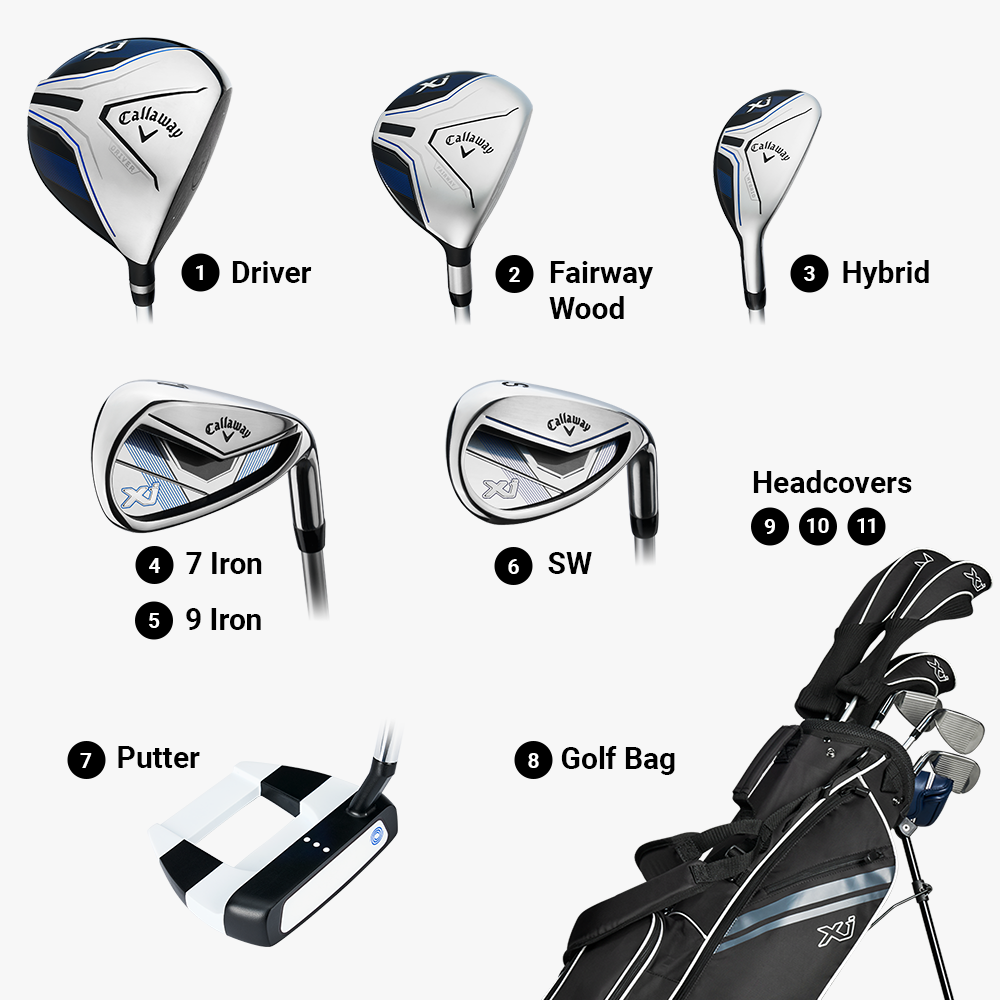 2026 Callaway XJ Junior Level 3 Complete Golf Set (8-Piece)