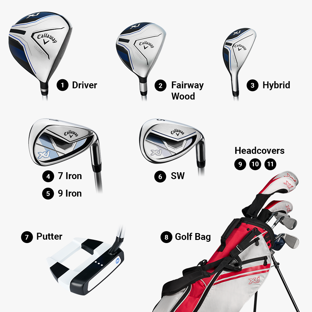 2026 Callaway XJ Junior Level 3 Complete Golf Set (8-Piece)