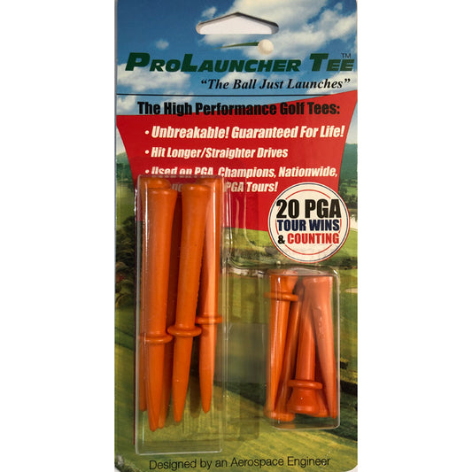 Launcher Golf Tees (10 Pack) - Orange
