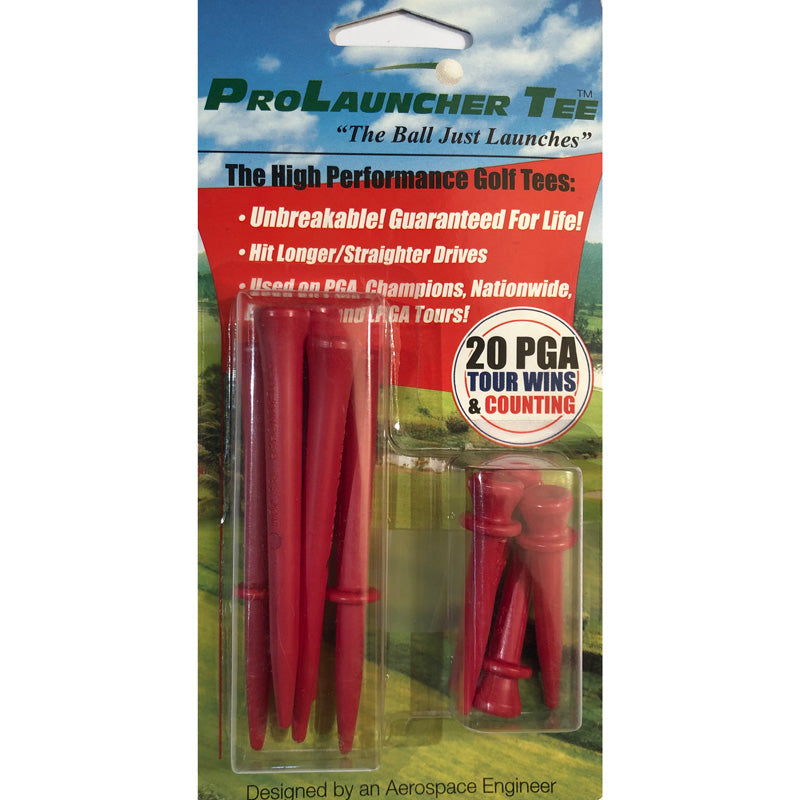 Launcher Golf Tees (10 Pack) - Red