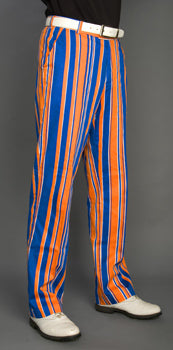 Loudmouth Golf Pants - Orange and Blue