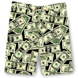 Loudmouth Golf Shorts - Money