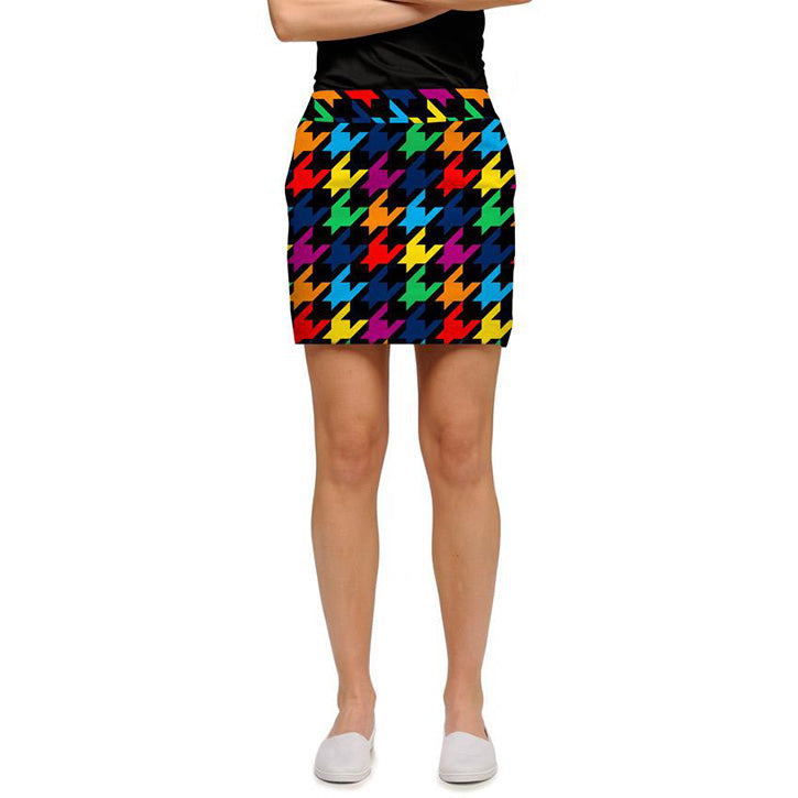 Loudmouth Golf Skort - Razzle Dazzle Black