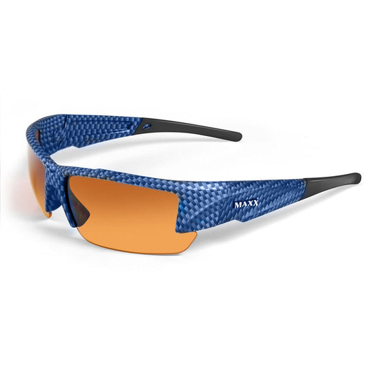 Maxx HD Stealth 2.0 Sunglasses - Blue Carbon Fiber