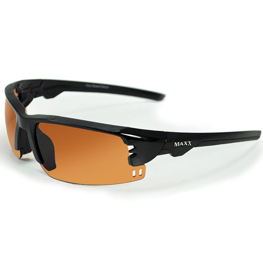 Maxx HD Wizard Golf Sunglasses - Black/Black