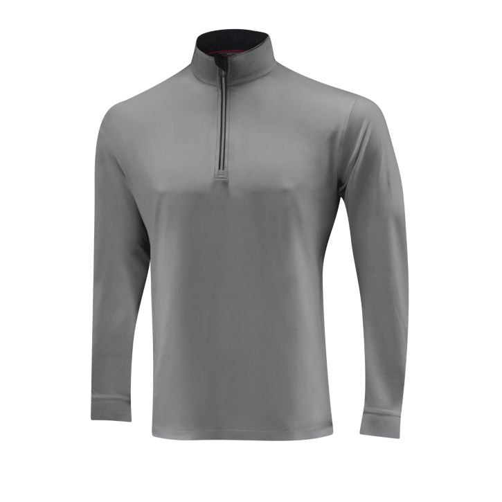 Mizuno Fuyu Half Zip - Light Grey