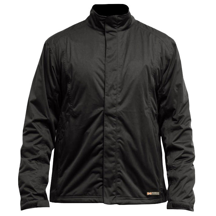 Mobile Warming Balmore Heated Golf Rain Jacket - Mens Black